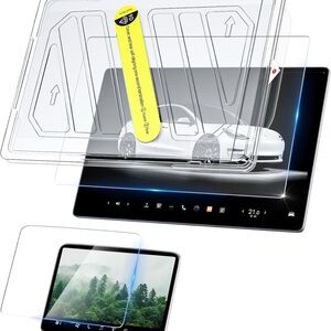 CLEAR Tempered 9H Glass Screen Protector for Tesla Model3 2024